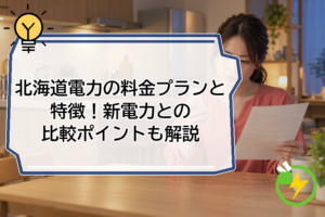 北海道電力の料金プランと特徴！新電力との比較ポイントも解説