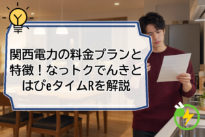 関西電力の料金プランと特徴！なっトクでんきとはぴeタイムRを解説