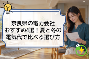 奈良県の電力会社おすすめ4選!夏と冬の電気代で比べる選び方