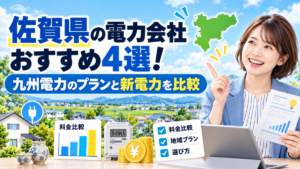 佐賀県の電力会社おすすめ4選！九州電力のプランと新電力を比較