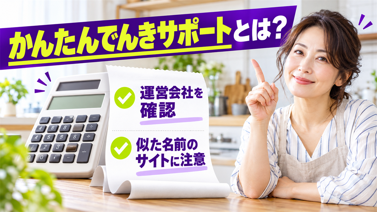 かんたんでんきサポートとは？